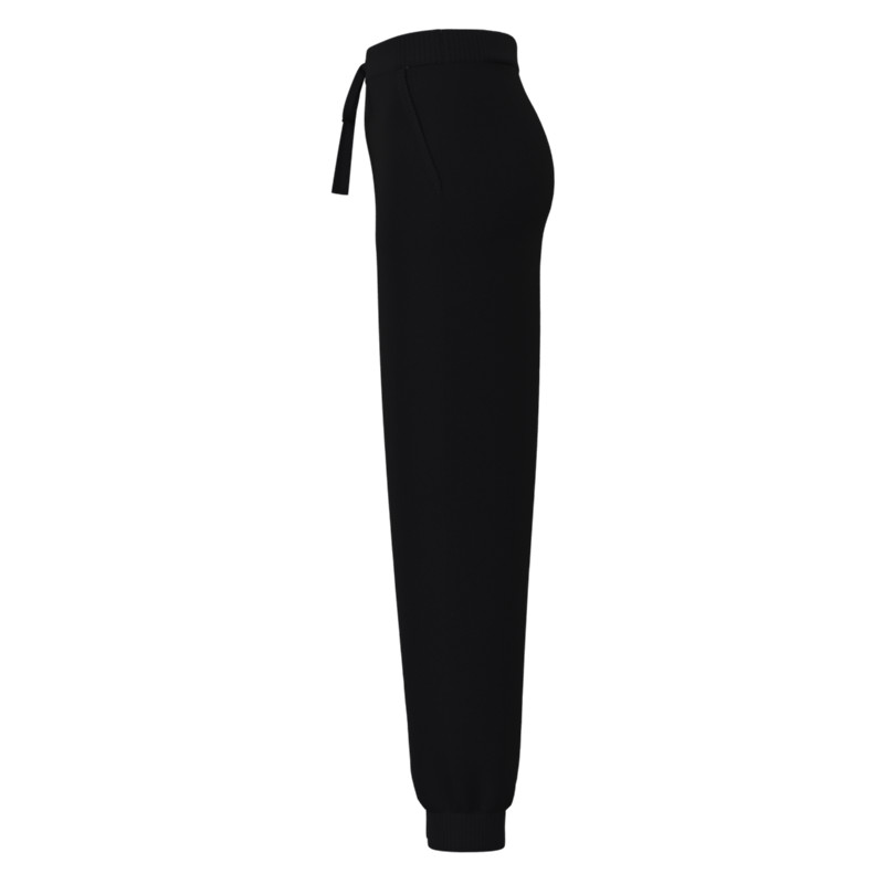 Ladies' High-Waisted Tapered Knit Pants Eco-friendly Easycare Machine-washable