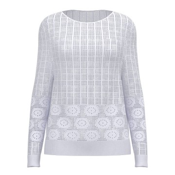 Women's Long-Sleeve Round Neck Sweater