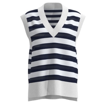 Women's V-Neck Sleeveless Sweater