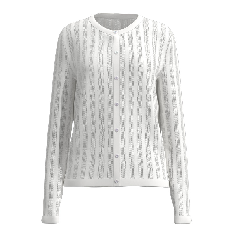 Women's Round-Neck Cardigan