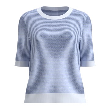 Women's Round-Neck Short-Sleeve Sweater